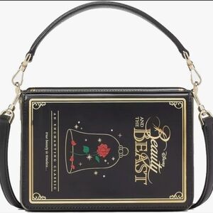 Kate Spade Disney Beauty & the Beast 3D Story Book Clutch Crossbody, BNWT